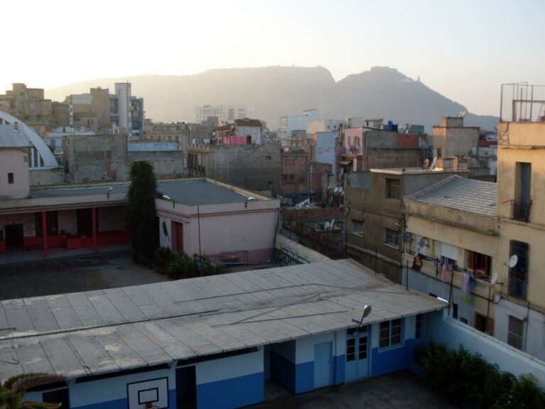 Oran - Vue sur Santa-Cruz depuis la terrasse de l'école Lamoricière